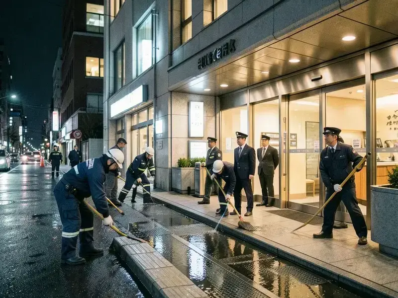 六本木のホテル排水管緊急洗浄