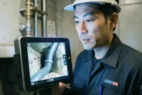 管内カメラモニター調査
