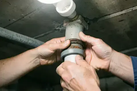 排水管継ぎ手修理